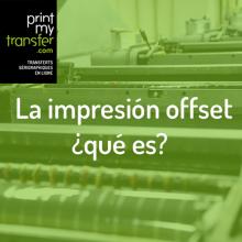 La impresi�n offset, �qu&eacute; es?