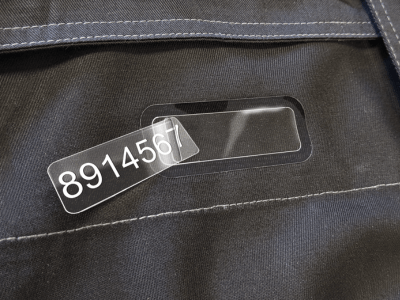 Porta placas de identificaci�n para agentes